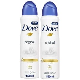 Dove Antiperspirant Deodorant Original, 150ml (Twin Pack) Al Ain Abu Dhabi UAE