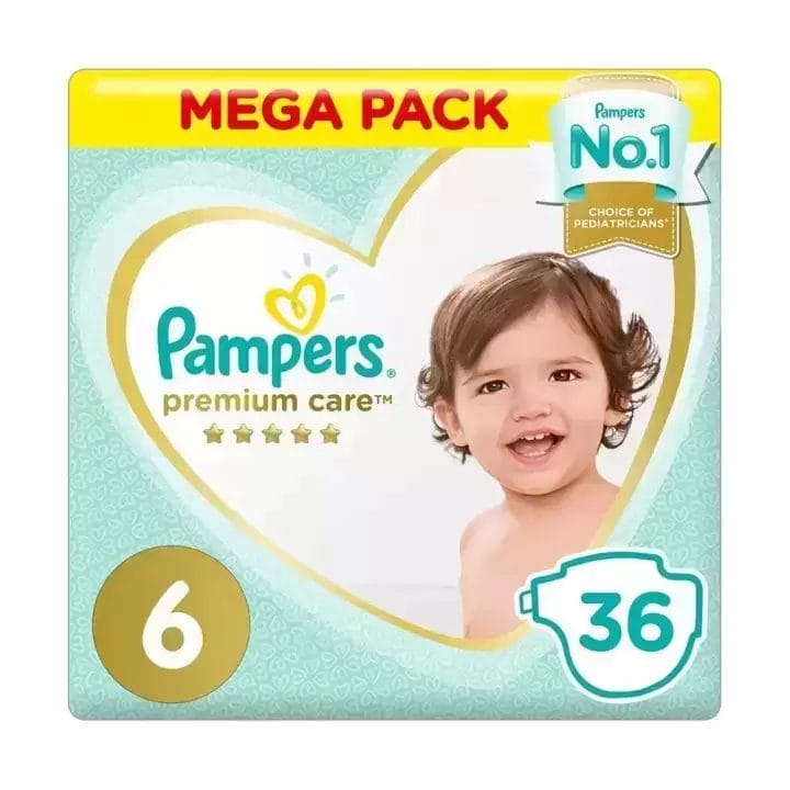 Pampers Premium Care Size 6 Mega Pack 36's