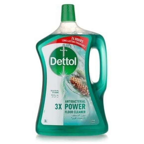 Dettol 3x Floor Cleaner Pine 3L Al AIn Abu Dhabi UAE MHM Stores